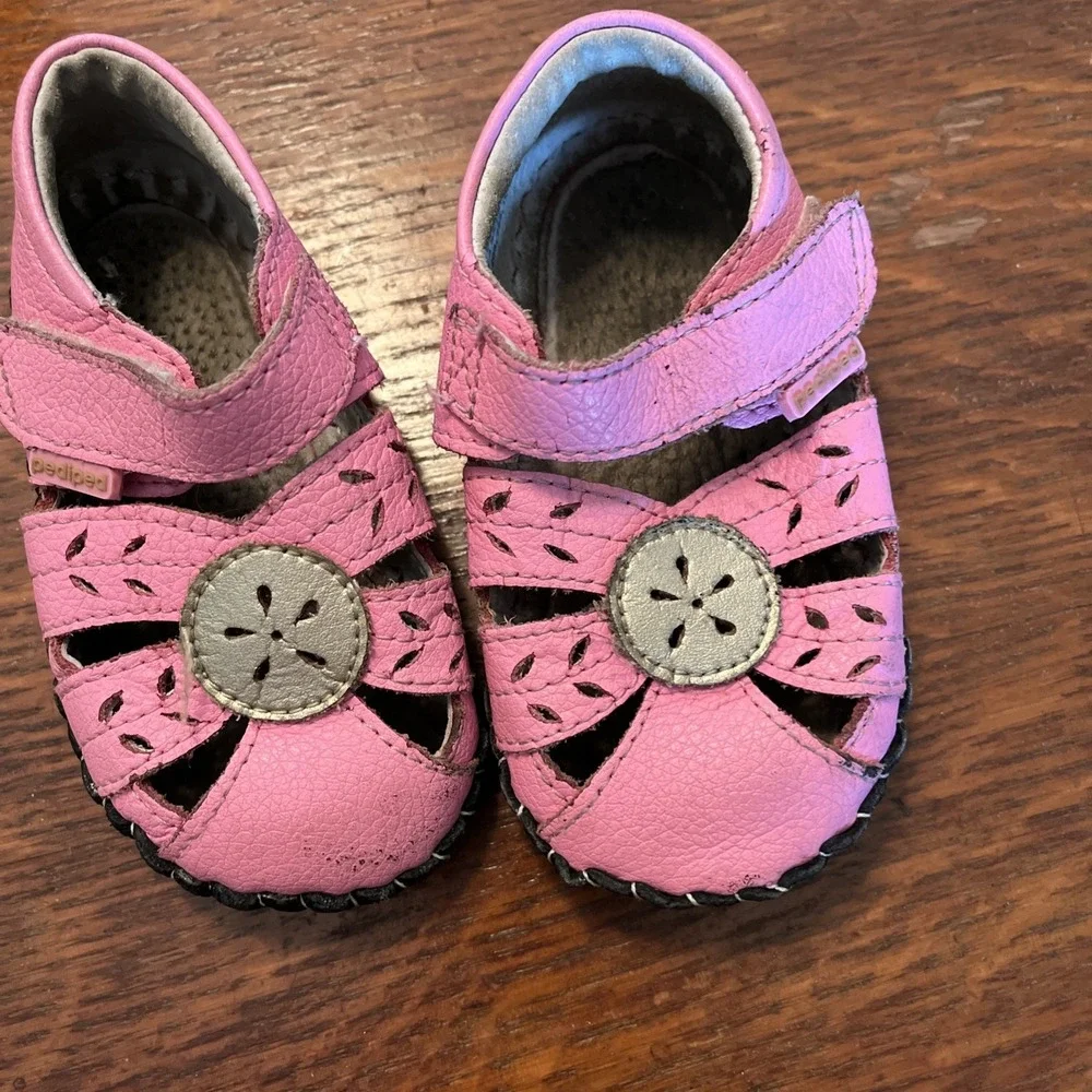 Pediped -Daphne Pink Champagne- 12-18 Months